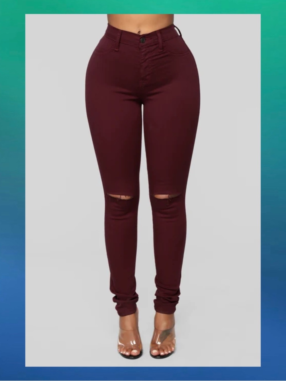 Fashion Nova Canopy Ripped Skinny Jeans